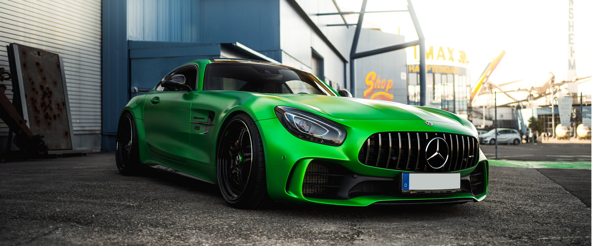 Grüner Mercedes-AMG bei CT Performance